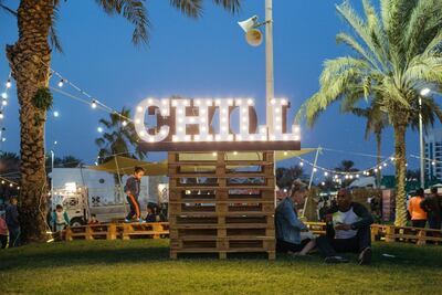 Chill out at Food Truck Jam presented by Truckers DXB. Truckers DXB