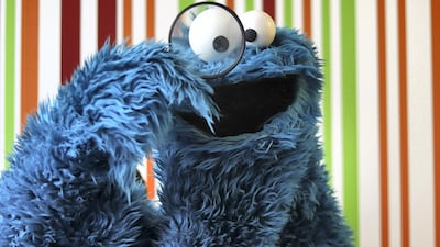 Cookie Monster from Sesame Street is joining the blockchain with an image of the character being launched as an NFT. Photo: Iftah Ya Sim Sim
