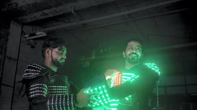 A behind-the-scenes look at Al Dhaheri, who wants to form an all-Emirati circus troupe. Photo: Reem Mohammed / The National