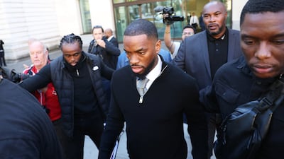 Ivan Toney arrives at Westminster Magistrates' Court where he denied a charge of assault. Reuters