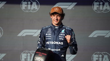 Mercedes driver Kimi Antonelli is expected to seal the F1 title this weekend. Reuters