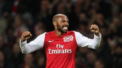 Thierry Henry is Arsenal's all-time leading scorer with 228 goals. PA