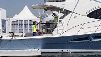 The UAE maritime industry is valued at more than $61 billion, according industry estimates. Antonie Robertson / The National