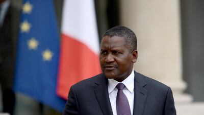 Nigerian businessman and Africa's richest man Aliko Dangote. AFP