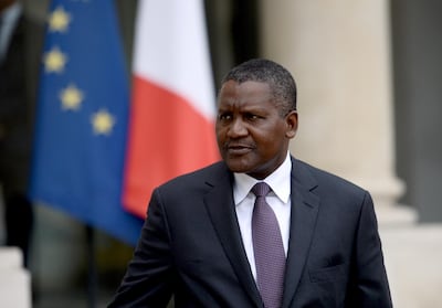 Nigerian businessman and Africa's richest man Aliko Dangote. AFP