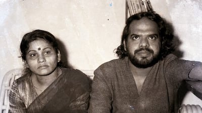 KPAC Lalitha with Bharathan, who died in 1998. Photo: Phoenix Operands