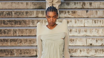 Asymmetric hems by Rick Owens