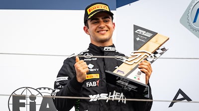 Rashid Al Dhaheri clinched a podium finish in the Formula Regional European Championship at the Misano circuit in Italy. Photo: Formula Regional European Championship by Alpine