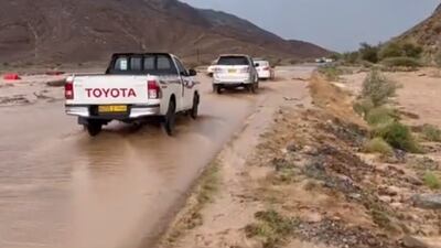 Heavy rain has caused disruption in Oman. Photo: Oman News Agency