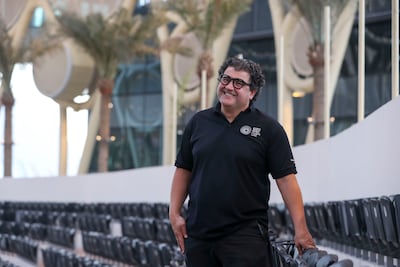 Tareq Ghosheh, chief events and entertainment officer at Dubai Expo 2020. Khushnum Bhandari / The National