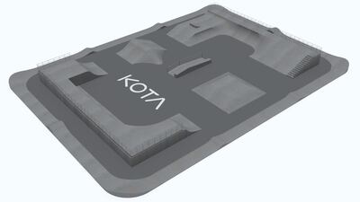 A rendering of what Kota Skatepark will look like. Photo: Shurooq