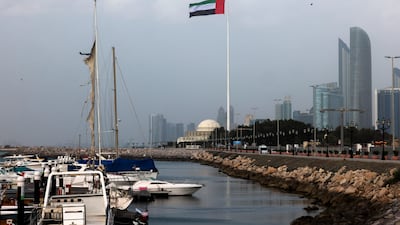 The Corniche area in Abu Dhabi. Victor Besa / The National