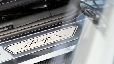 My test car is a prototype version of the supercar. Antonie Robertson / The National