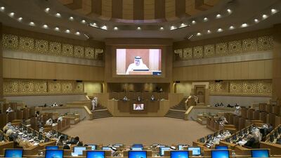 The Federal National Council in session. (Silvia Razgova / The National)