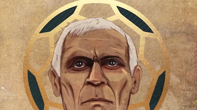 Some people have objected to the representation of Argentinian football coach Hector Cuper as Jesus Christ: the artist says he wanted to portray him as a man with a game plan who has faced a lot of criticism, but overcome it. The halo behind him is a football.