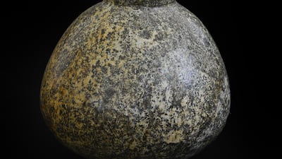 A glass vessel from Ed Dur. All artefact photos Courtesy Sharjah Museums Department