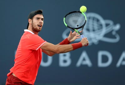 Russia's Karen Khachanov is fast emerging a player to watch out for. Suhaib Salem / Reuters