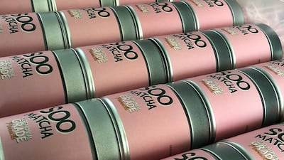 The cafe specialises in matcha-based food and drinks