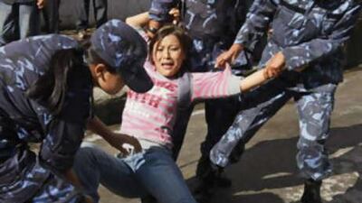 More arrests were expected today as organisers said they would keep up their protests throughout the day.