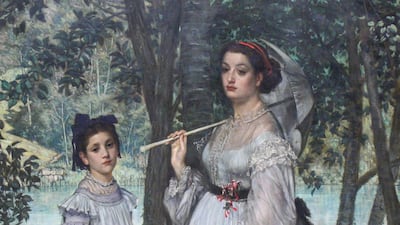 'The Two Sisters' (1863), oil on canvas by James Tissot. Victor Besa / The National