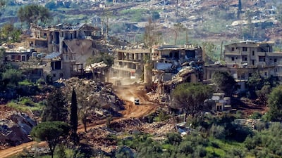 More than 27,000 homes have been destroyed in southern Lebanon, data shows. AFP