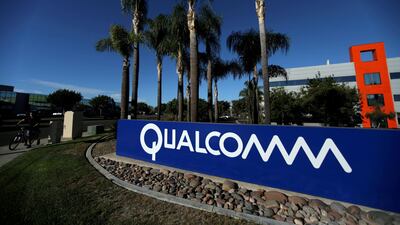 Qualcomm campus in California. Apple is using its chips despite legal fall out. Reuters