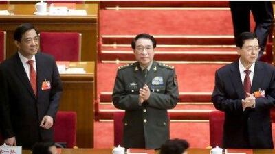 The removal of Bo Xilai, left, the strongest rebuke of a Politburo member in the past five years.