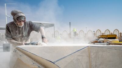 Over the course of 26 days, artists met on a daily basis in the sprawling open-air area, working on their sculptures and engaging with the public visiting the site