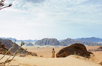 Naji Abu Nowar’s Theeb used Wadi Rum as a Bedouin landscape, setting its First World War story within the Jordanian desert. Photo: Abu Dhabi Film Festival
