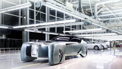 The car is a far cry from the bland autonomous vehicles being trialled by the likes of Google. Courtesy Rolls- Royce
