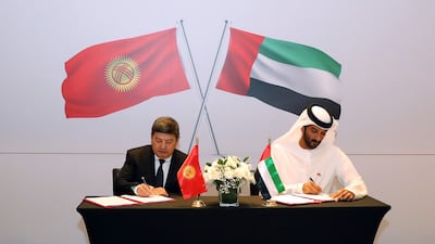 The 2nd session of the joint Economic Commission between United Arab Emirates and Kyrgyz Republic. Handout