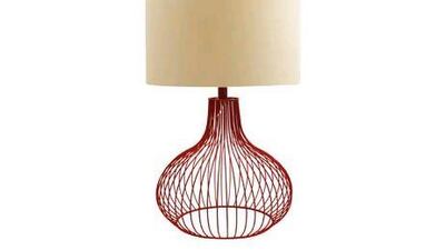 Wire lamp. Courtesy of Indigo Living