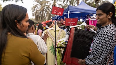 Food stalls were offering authentic Indian cuisine