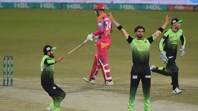 Lahore Qalandars' Shaheen Afridi has been a revelation in PSL. AFP
