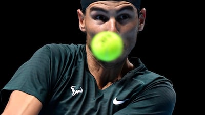 Rafael Nadal in action. Reuters