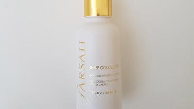 Farsali Rose Gold Elixir. Courtesy Aarti Jhurani