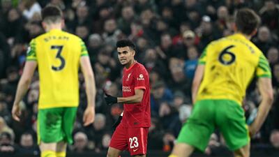 SUB: Luis Diaz – 6. The Colombian replaced Jota for a feisty six minutes. He curled one shot wide and had another blocked in the crowded area. AFP