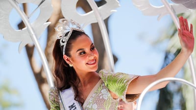 Miss Universe 2018 Catriona Gray of the Philippines waves to the crowd during a homecoming parade in Manila. EPA