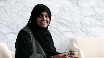 Salama Al Ketbi is the senior project engineer the power plant site in Barakah in the Western Region. Christopher Pike / The National