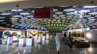 A recent exhibition at the former Terminal 1 building at Abu Dhabi International Airport. The structure is now on a modern heritage register but more prosaic buildings are important too. Victor Besa / The National