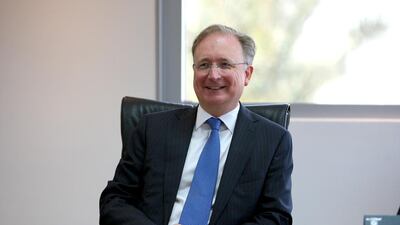 Vince Cook, the chief executive of National Bank of Fujairah, says the bank is preparing for business from trade flows with Iran should sanctions against the country be eventually eased. Pawan Singh / The National