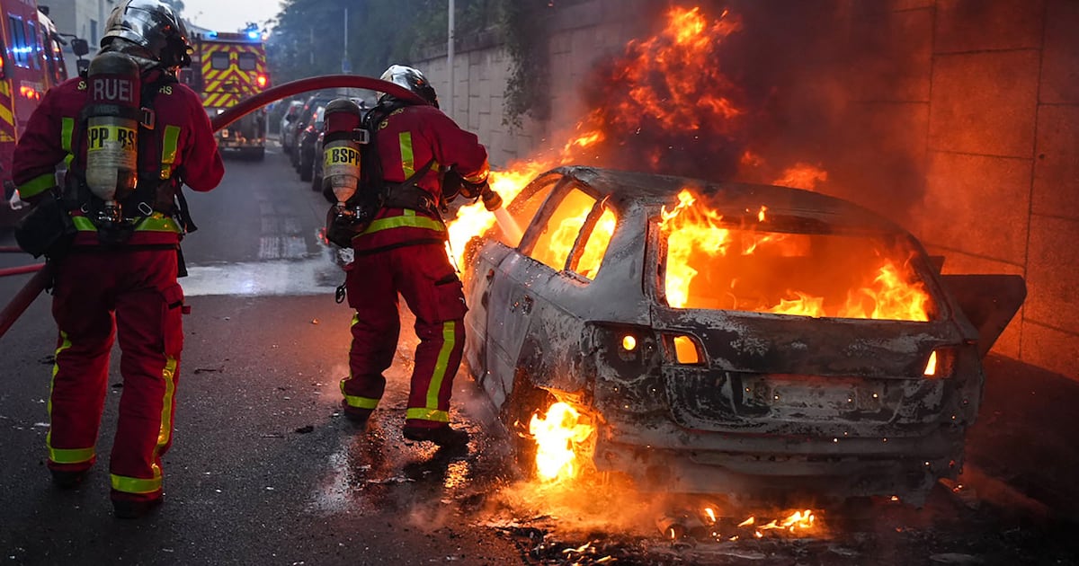 Driver Riots France fears fresh riots after teenage driver shot dead by traffic ...
