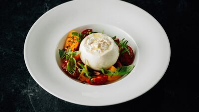 Burrata salad.
