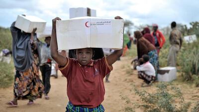 The UAE is a global leader in development aid to North Africa. Tobin Jones / AFP