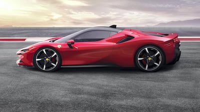 Ferrari unveiled its first series production Plug-In Hybrid Vehicle (PHEV), the SF90 Stradale. Courtesy Ferrari