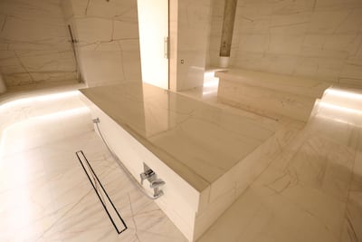 The Spa at the Address Downtown's beautiful new hammam room. Chris Whiteoak / The National