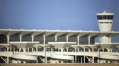 Dubai International airport as seen in the 1970s.