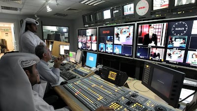 File photo of the newsroom in Al Jazeera, the international news network headquartered in Doha, Qatar. Jordan became the latest country to downgrade relations with Qatar, and has revoked the licence of Al Jazeera television channel. Wolfgang Kumm/ EPA