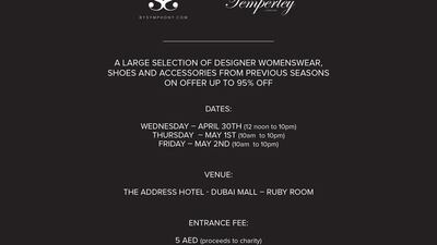 A handout flyer of Symphony and Temperley's sale (Couretsy: Symphony)