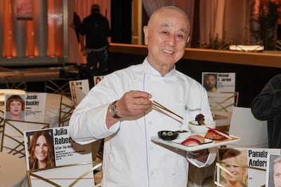 Food at the Golden Globes comes courtesy of chef Nobu Matsuhisa this year. EPA